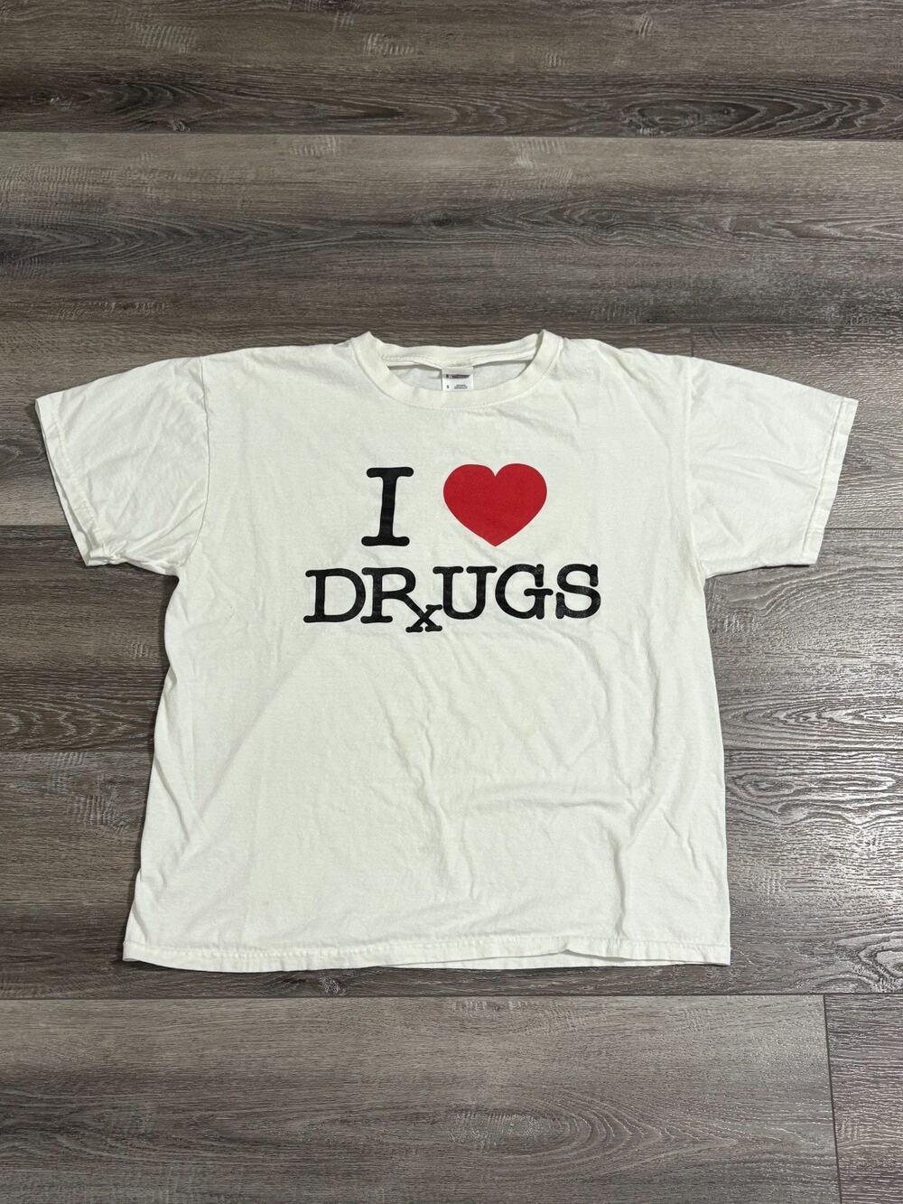 Vintage I Love Drugs Legally Florida Gators College Of Pharmacy Shirt Mens Large